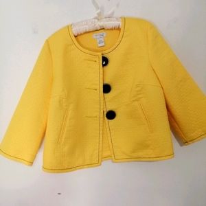 Yellow blazer
